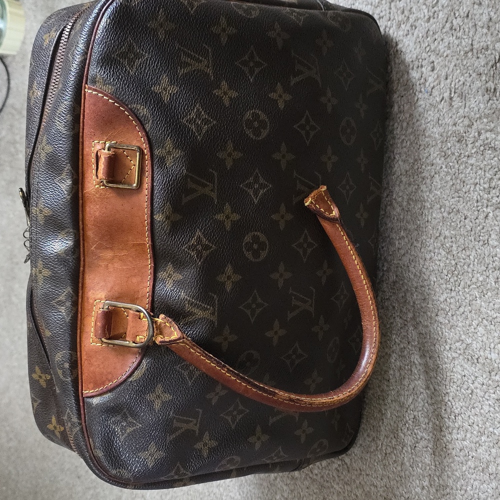 Louis Vuitton Brown Monogram Travel Bag, Project. No Handles Attached. REDUCTION